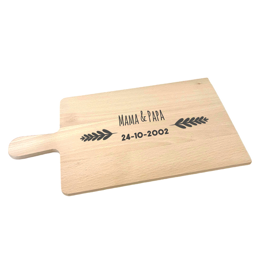 Personalized wooden bread board My Customized